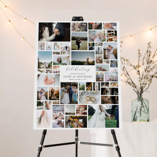 Create Your Own 52 Photo Collage Foam Board | Zazzle