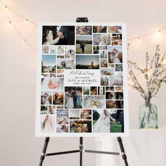 Create Your Own 52 Photo Collage Foam Board