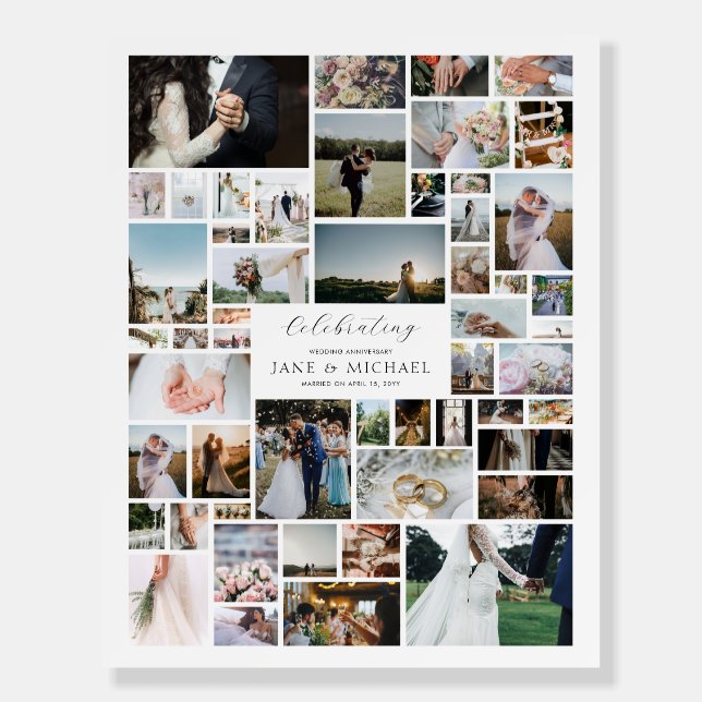 Create Your Own 52 Photo Collage Foam Board Zazzle