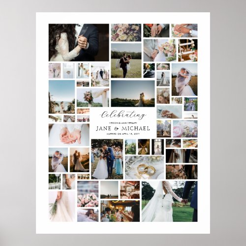 Create Your Own 52 Photo Collage  Poster