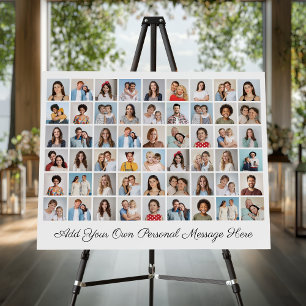 Create Your Own 54 Photo Collage Add Your Greeting Foam Board