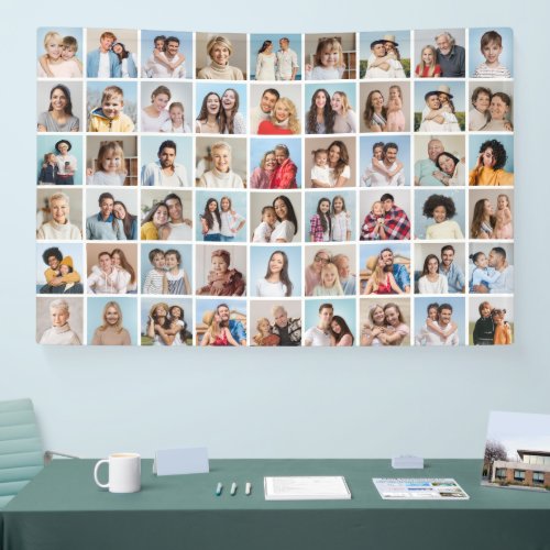 Create Your Own 54 Photo Collage Banner