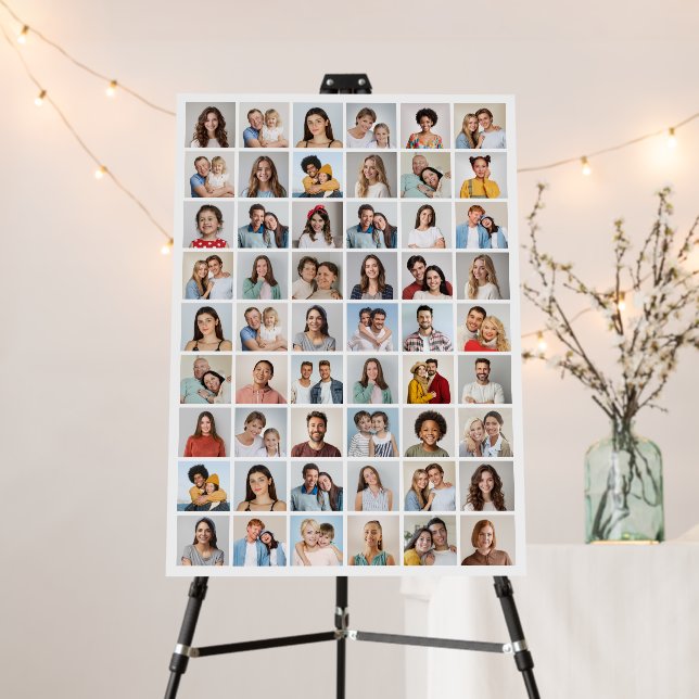 Create Your Own 54 Photo Collage Foam Board (In Situ (Stand))