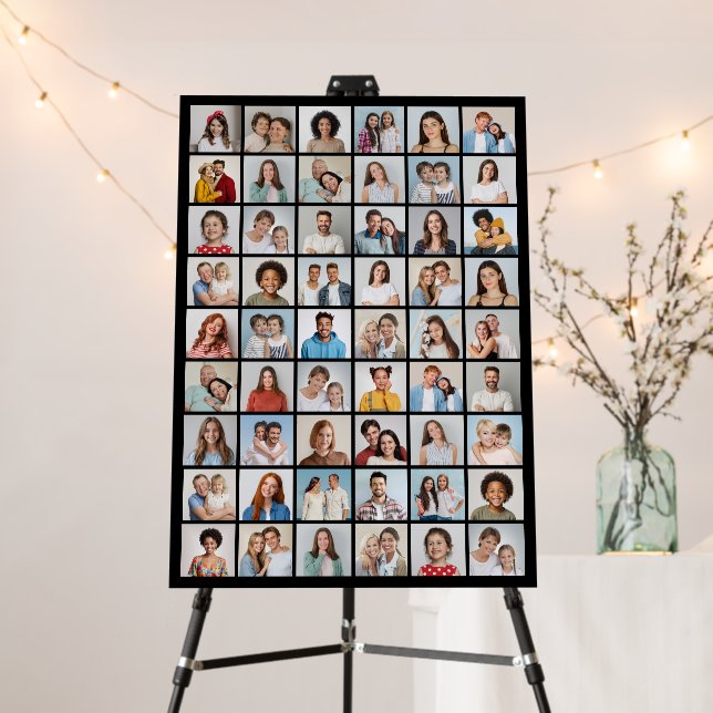 Create Your Own 54 Photo Collage Foam Board (In Situ (Stand))
