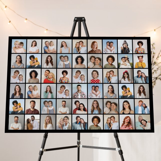 Create Your Own 54 Photo Collage Foam Board (In Situ (Stand))