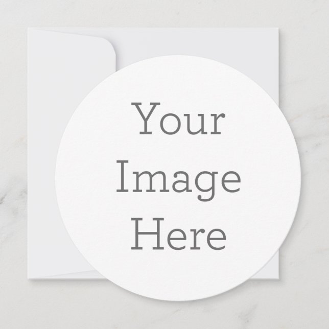 Flat Invitation, Size: 5.25" x 5.25", Paper: Signature Matte, Corner: Circle, Envelopes: White, Print Quality: Standard (Front)