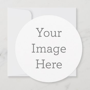 Create Your Own 5.25" Circle Invitation by zazzle_templates at Zazzle