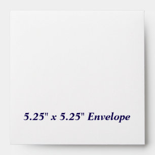 Create Your Own 5.25" x 5.25" Envelope