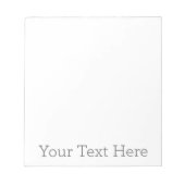 5.5" x 6" Notepad - 40 pages (Front)