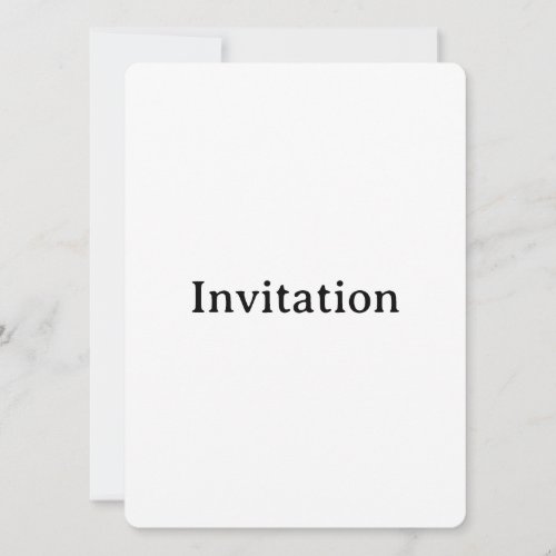 Create Your Own 5.5" x 7.5" Rounded Invitation