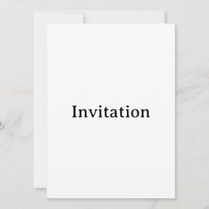 Create Your Own 5.5" x 7.5" Squared Invitation