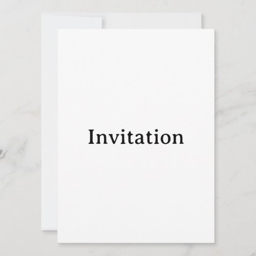Create Your Own 5.5" x 7.5" Squared Invitation