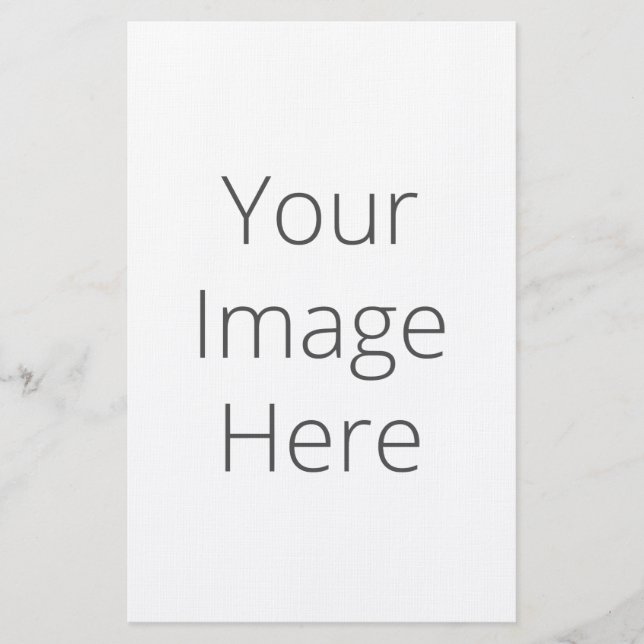 Create Your Own 5.5" x 8.5" Linen Stationery (Front)