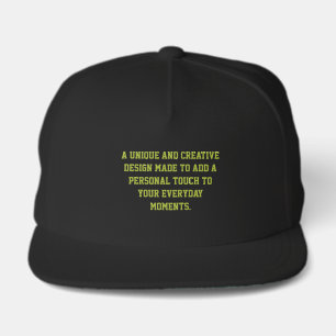 Create Your Own 5-Panel Snapback Hat