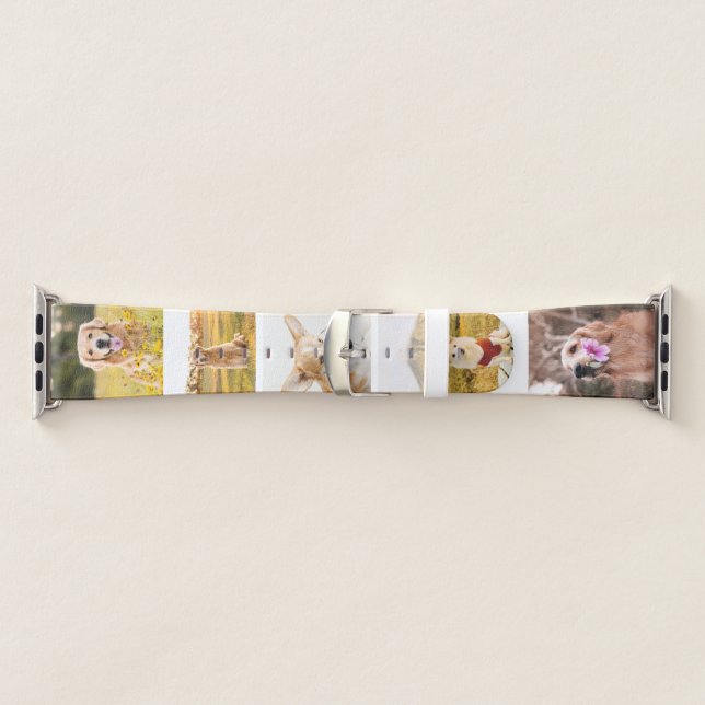 Create Your Own 5 Photo Collage Apple Watch Band (Band)