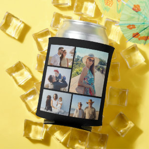 Create Your Own 5 Photo Collage Can Cooler
