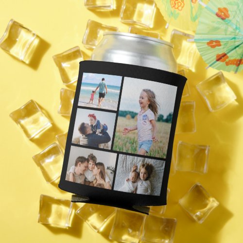 Create Your Own 5 Photo Collage Can Cooler