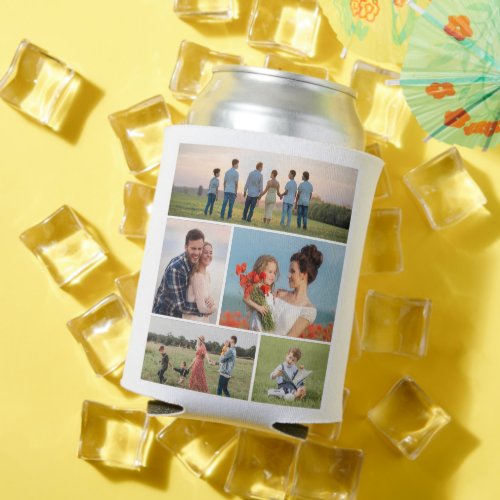 Create Your Own 5 Photo Collage Can Cooler