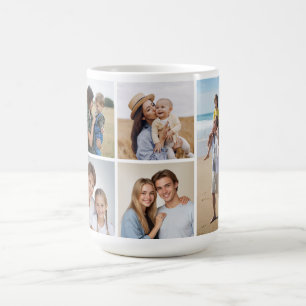 Create Your Own 5 Photo Collage Coffee Mug