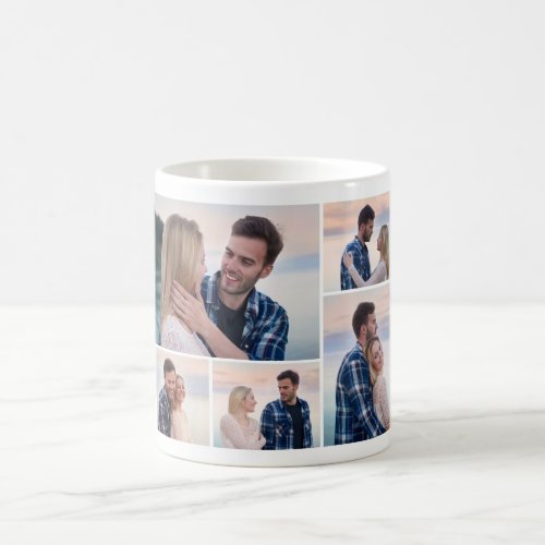 Create Your Own 5 Photo Collage Coffee Mug