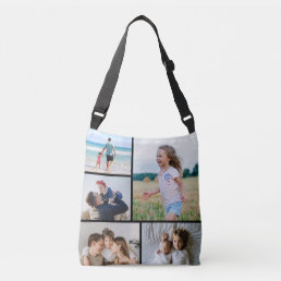 Create Your Own 5 Photo Collage Crossbody Bag