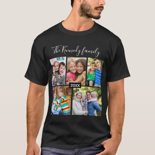 Create Your Own 5 Photo Collage Family Vacation 