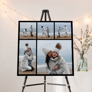 Create Your Own 5 Photo Collage Foam Board