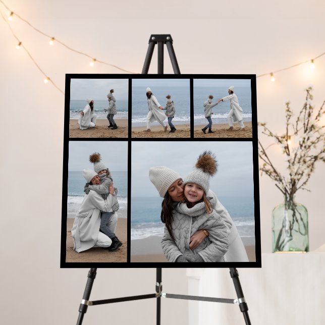 Create Your Own 5 Photo Collage Foam Board (In Situ (Stand))