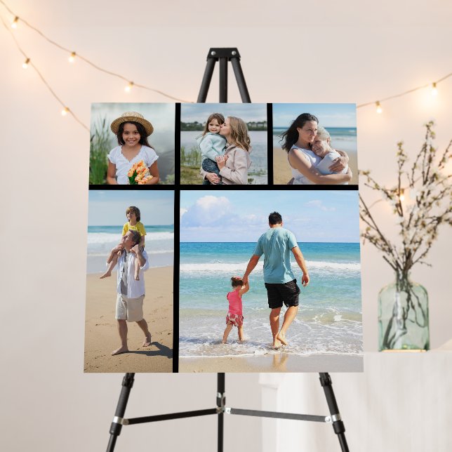 Create Your Own 5 Photo Collage Foam Board (In Situ (Stand))
