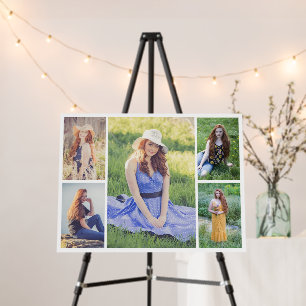Create Your Own 5 Photo Collage Foam Board