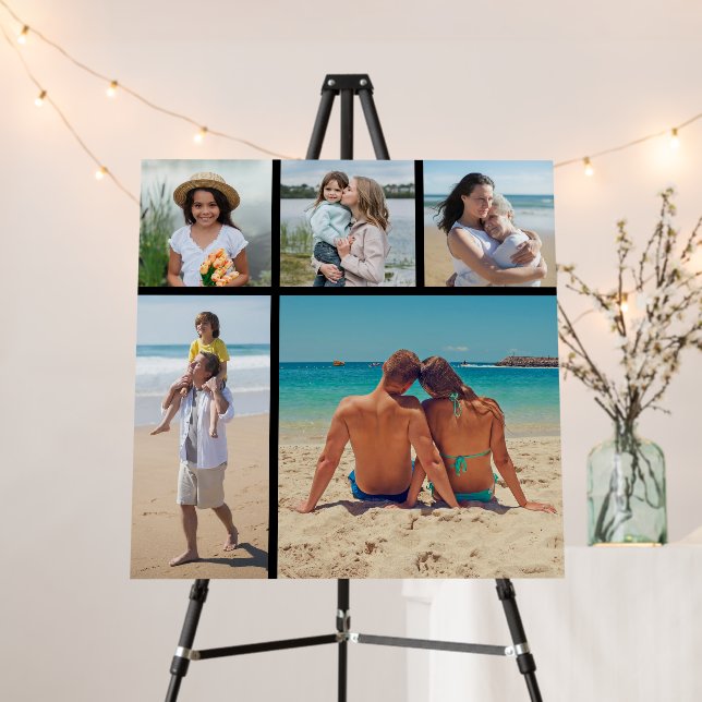 Create Your Own 5 Photo Collage Foam Board (In Situ (Stand))