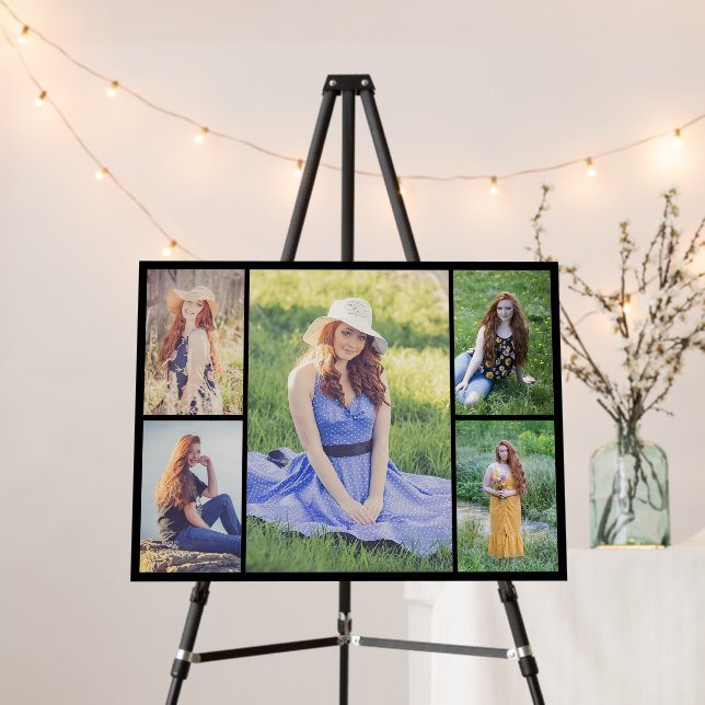 Create Your Own 5 Photo Collage Foam Board (In Situ (Stand))