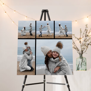 Create Your Own 5 Photo Collage Foam Board