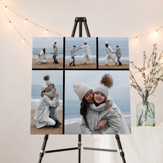Create Your Own 5 Photo Collage Foam Board (In Situ (Stand))