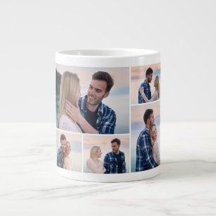 Create Your Own 5 Photo Collage Giant Coffee Mug