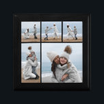 Create Your Own 5 Photo Collage Gift Box<br><div class="desc">Create your own 5 Photo Collage for Christmas, Birthdays, Weddings, Anniversaries, Graduations, Father's Day, Mother's Day or any other Special Occasion, with our easy-to-use design tool. Add your favorite photos of friends, family, vacations, hobbies and pets and you'll have a stunning, one-of-a-kind photo collage. Our custom photo collage is perfect...</div>