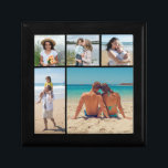 Create Your Own 5 Photo Collage Gift Box<br><div class="desc">Create your own 5 Photo Collage for Christmas, Birthdays, Weddings, Anniversaries, Graduations, Father's Day, Mother's Day or any other Special Occasion, with our easy-to-use design tool. Add your favorite photos of friends, family, vacations, hobbies and pets and you'll have a stunning, one-of-a-kind photo collage. Our custom photo collage is perfect...</div>
