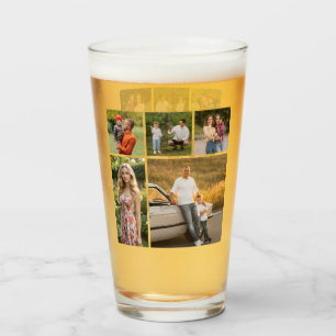 Create Your Own 5 Photo Collage Glass