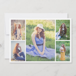 Create Your Own 5 Photo Collage Note Card