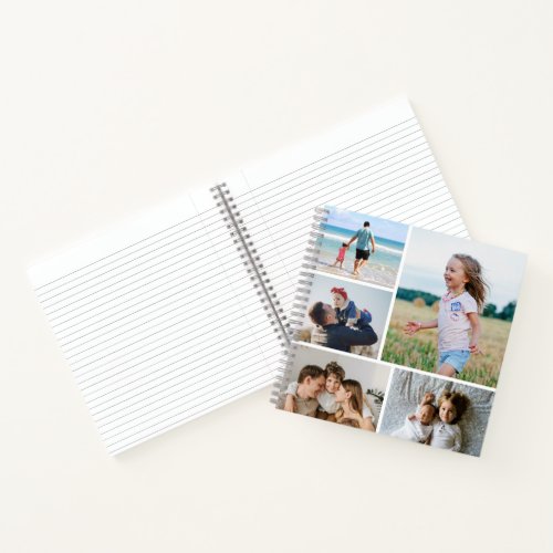 Create Your Own 5 Photo Collage Notebook