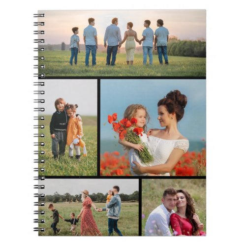 Create Your Own 5 Photo Collage Notebook