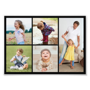 Create Your Own 5 Photo Collage Photo Enlargement