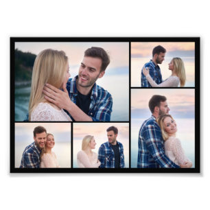 Create Your Own 5 Photo Collage Photo Enlargement