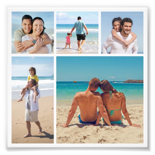 Create Your Own 5 Photo Collage Photo Enlargement