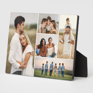 Create Your Own 5 Photo Collage Plaque