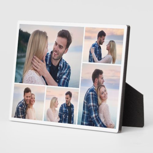 Create Your Own 5 Photo Collage Plaque