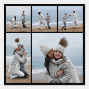 Create Your Own 5 Photo Collage Sign