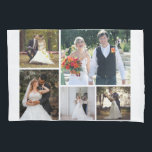 Create Your Own 5 Photo Wedding Collage Pillow Case<br><div class="desc">Design a personalized keepsake with our 'Create Your Own 5 Photo Wedding Collage.' This elegant collage allows you to showcase five cherished photos from your special day, creating a beautiful memory piece. Crafted with high-quality materials and customizable options, it’s the perfect way to celebrate your love story. Ideal as a...</div>