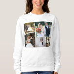 Create Your Own 5 Photo Wedding Collage Sweatshirt<br><div class="desc">Design a personalized keepsake with our 'Create Your Own 5 Photo Wedding Collage.' This elegant collage allows you to showcase five cherished photos from your special day, creating a beautiful memory piece. Crafted with high-quality materials and customizable options, it’s the perfect way to celebrate your love story. Ideal as a...</div>