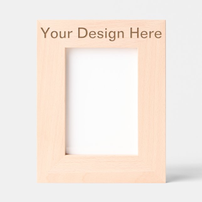 Custom 5" x 7" Portrait, FrameStyle: natural (Front)